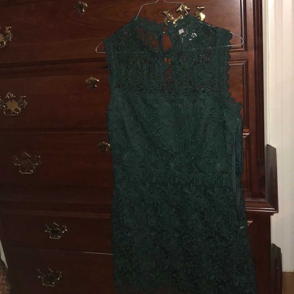 Green Lace Dress